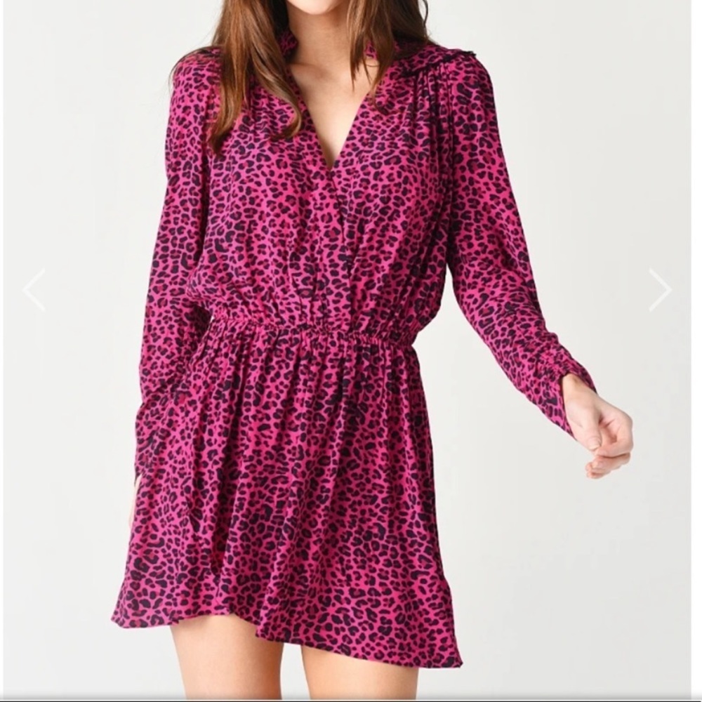 ZADIG & VOLTAIRE REVEAL PRINT LEO DRESS size small - Picture 2 of 11